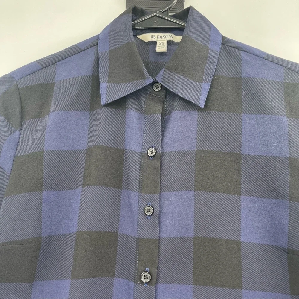 BB Dakota Keenan Plaid Shirt Dress​ - Picture 8 of 12